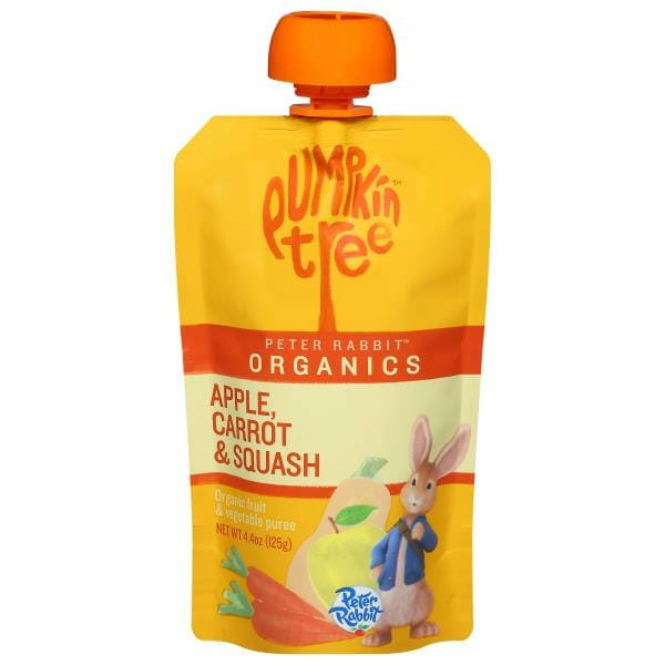 Pumpkin Tree Fruit & Vegetable Puree, Organic, Apple, Carrot & Squash ...