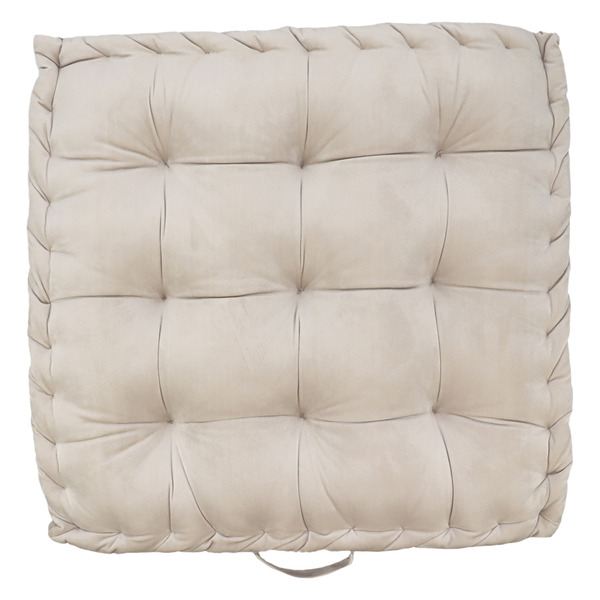 ALDI Huntington Home Square Velvet Ultimate Floor Pillow - Gray Same ...