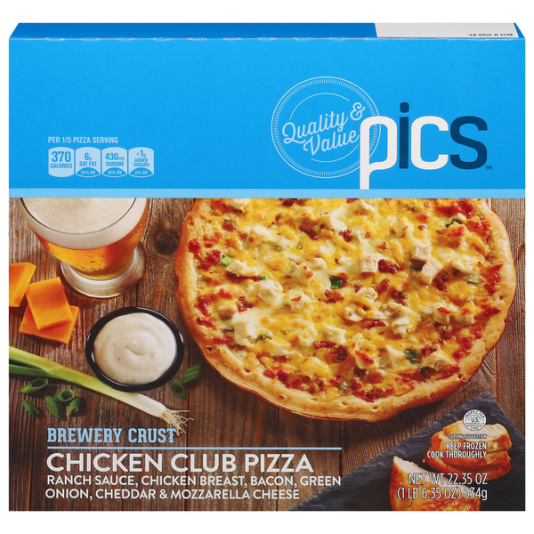 PICS Pizza, Brewery Crust, Chicken Club Same-Day Delivery or