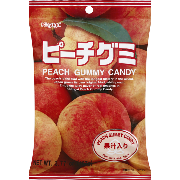 Kasugai Gummy Candy, Peach Same-Day Delivery | HMart