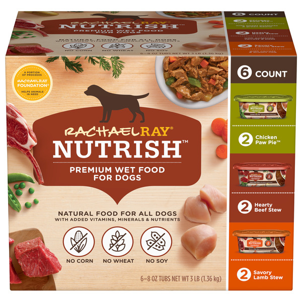 Rachael Ray Nutrish Savory Favorites Variety Pack Wet Dog Food