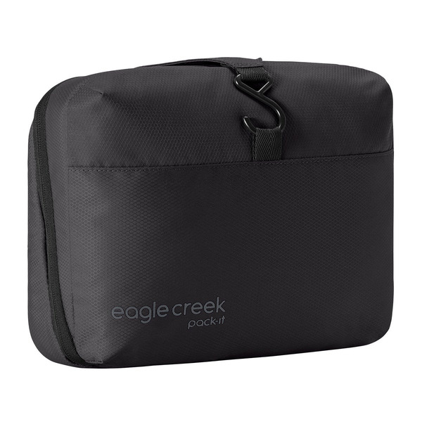 Eagle Creek Pack-It Hanging Toiletry Kit, 7-3/4x9-3/4x3 in - Black
