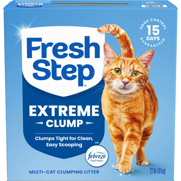 Fresh Step Extreme Clump Multi Cat Clumping Litter with Febreze Freshness