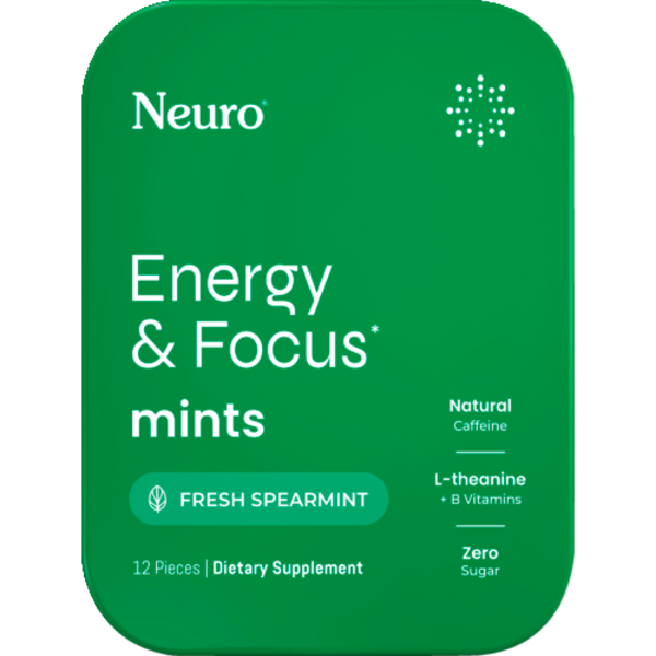 Neuro Mints Fresh Spearmint Energy & Focus Mints Same-Day Delivery