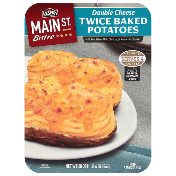 Reser's Main St Bistro Double Cheese Twice Baked Potatoes Same-Day