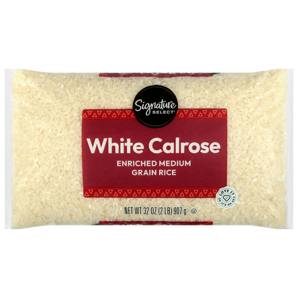 Signature SELECT Calrose Rice, Enriched, Medium Grain