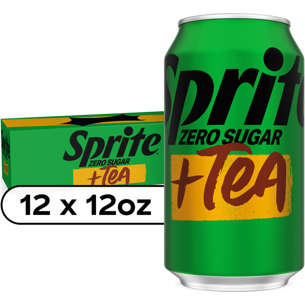 Sprite Zero Sugar + Tea Soda Fridge Pack Cans Same-Day Delivery or