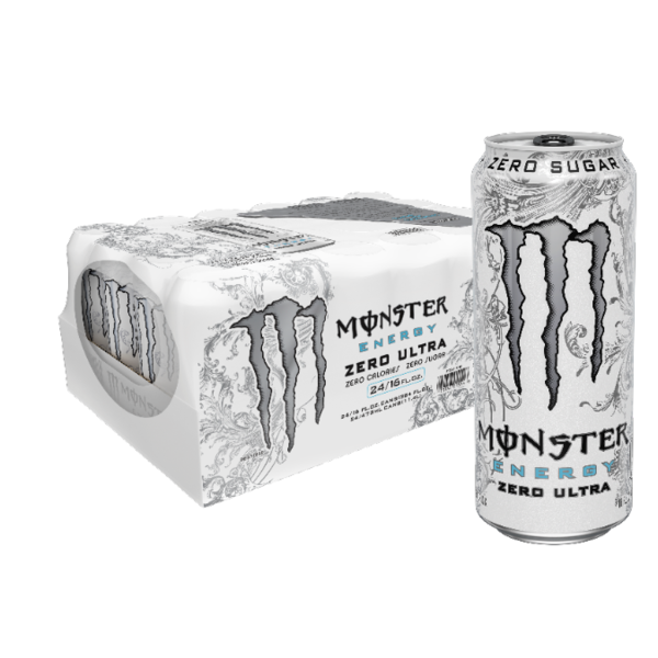 Monster Energy Drink - Zero Ultra - 24/16 oz cans
