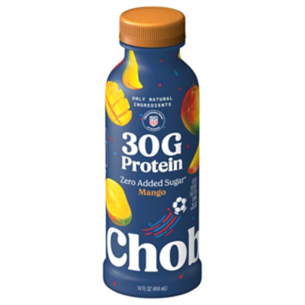 Chobani Zero Added Sugar Greek Yogurt Mango Protein Drink