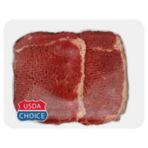 Tenderized Thin Ch Beef Bottom Round Steak Blood
