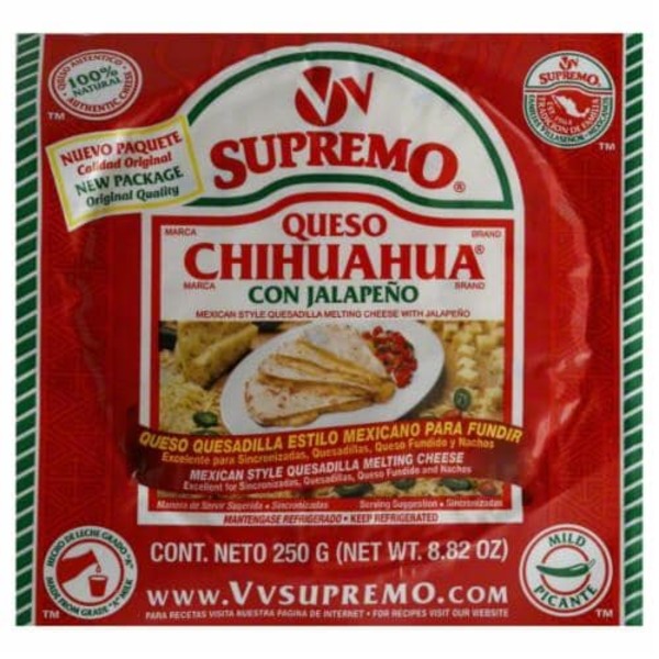 V&V Supremo Cheese, Chihuahua Quesadilla, Medium Picante, with Jalapeno