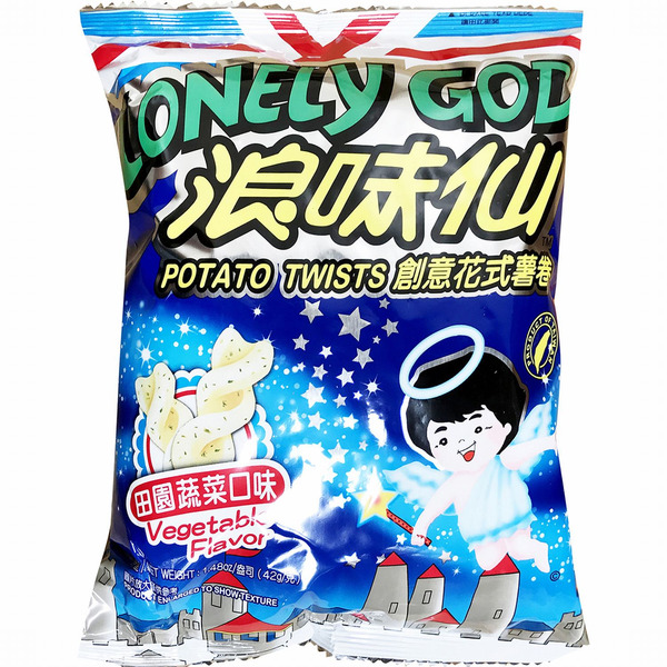 Wanwan Lonely God Vegetable-Flavored Potato Twists