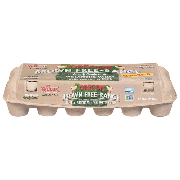 Wilcox Family Farms Eggs, Oregon, Brown, Free-Range, Large