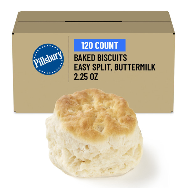 Pillsbury(TM) Baked Biscuit Easy Split(TM) Golden Buttermilk 2.25 oz - 120 ct