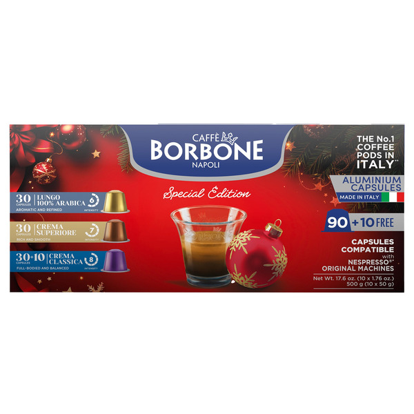Caffe Borbone Special Edition Nespresso Compatible Coffee Pods