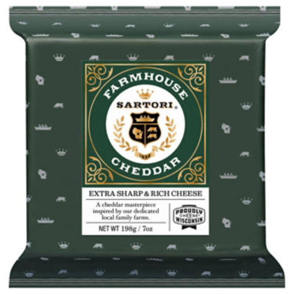 Sartori Cheese, Extra Sharp & Rich, Farmhouse Cheddar