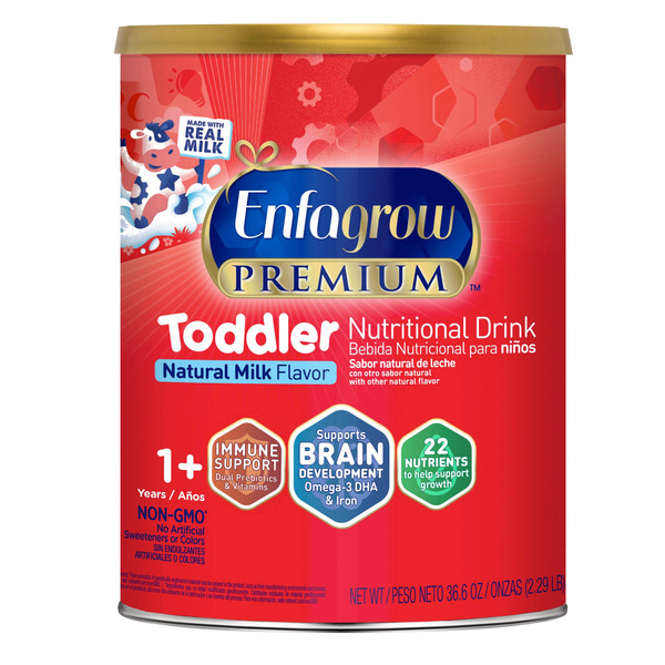 Enfagrow Premium Toddler Nutritional Drink, Non-GMO, Stage 3, 36.6oz