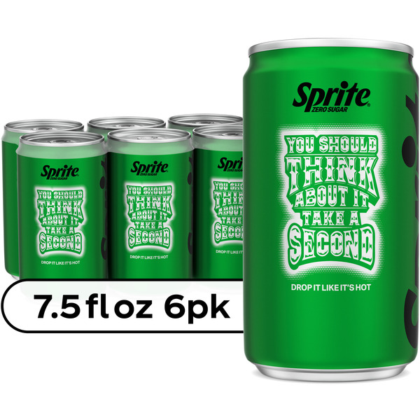 Sprite Zero Sugar Lemon-Lime Caffeine Free Soda Mini Cans
