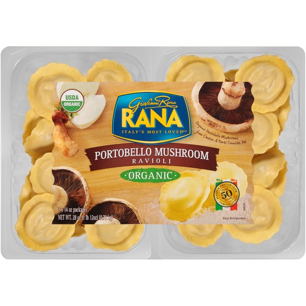 Rana Organic Portobello Mushroom Ravioli (14 oz) Instacart