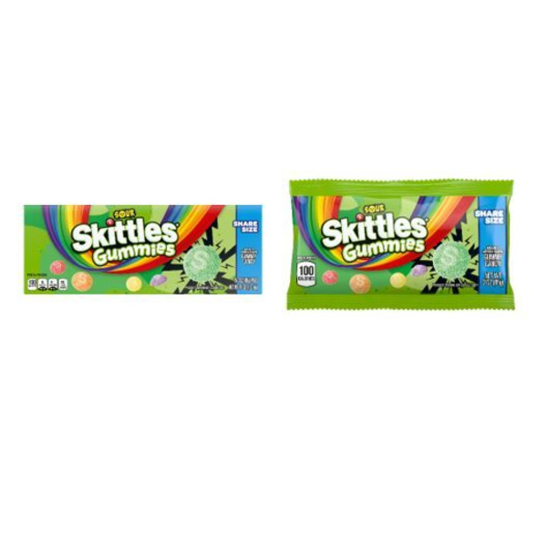 Skittles Gummies Sour Share Size 3oz