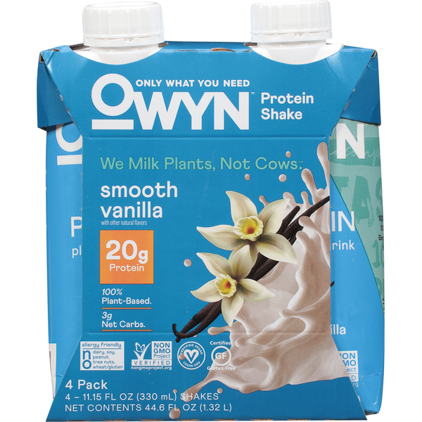 Owyn Smooth Vanilla Non-Dairy Protein Shake, 12 Fl Oz