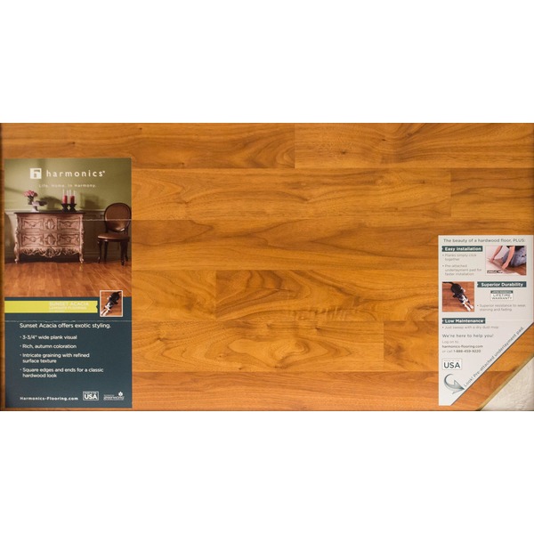 Harmonics Unilin Sunset Acacia Laminate Flooring With Pad Attached Harmonics Unilin Sunset Acacia Laminate Flooring With Pad Attached Ct From Costco Instacart