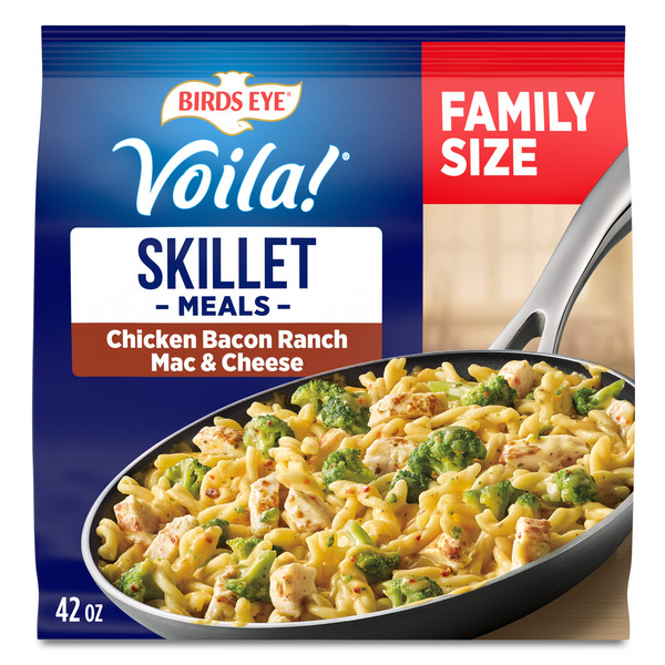 Birds Eye Voila! Chicken Bacon Ranch Mac and Cheese Skillet , Frozen Meal