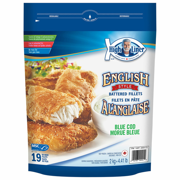 High Liner English Style Battered Blue Cod Fillets