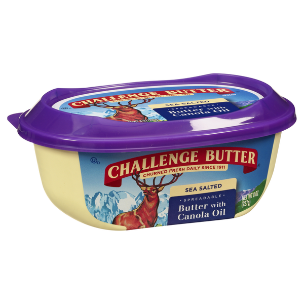 Challenge Butter, with Canola Oil, Sea Salted, Spreadable