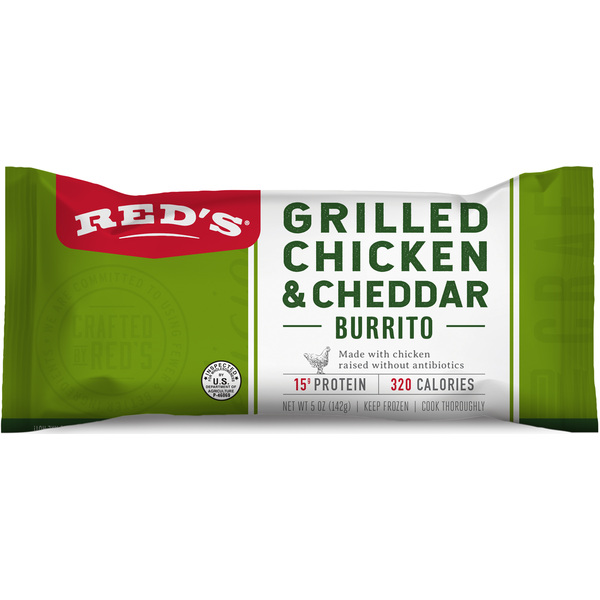 Red's Burrito, Grilled Chicken & Cheddar