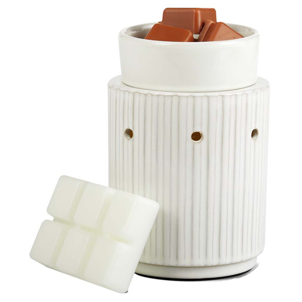 ALDI Huntington Home Fluted Candle Wax Warmer Set SameDay Delivery or