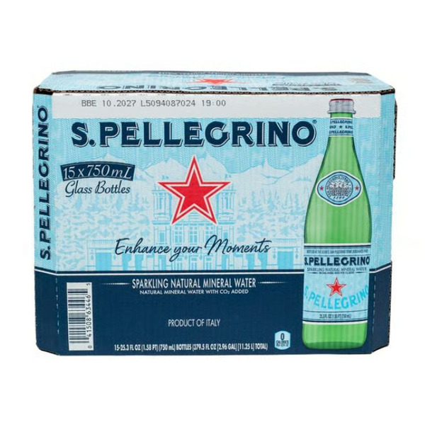San Pellegrino - Sparkling Natural Mineral Water - 750 ml, 12 Ct