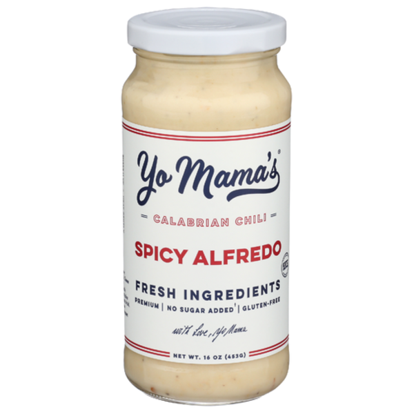 Yo Mama's Foods Calabrian Chili Spicy Alfredo Sauce Same-Day