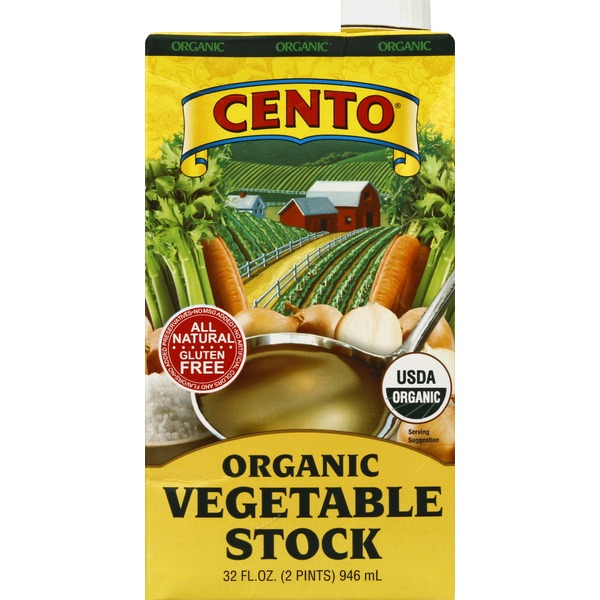 Cento Vegetable Stock, Organic (32 fl oz) Instacart