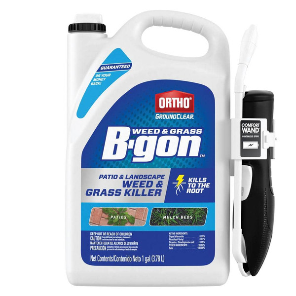 Ortho Groundclear Weed And Grass B-gon Patio And Landscape Weed And Grass Killer 1 Gal. Spray Weed Killer With Comfort Wand