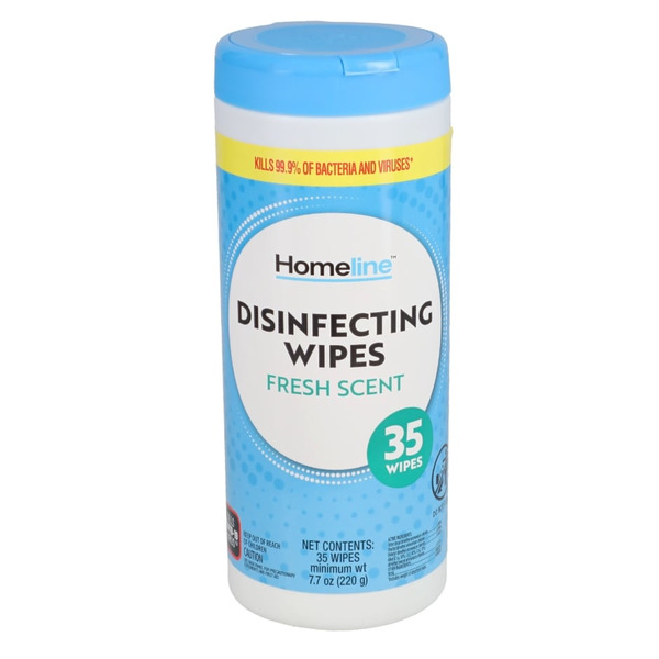 Homeline Spring Fresh Homeline Fresh Disinfectant Wipes Same-Day Delivery | Family Dollar