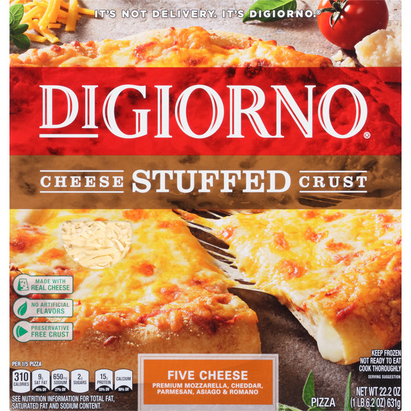 DiGiorno Frozen Pizza - Five Cheese Pizza - Stuffed Crust