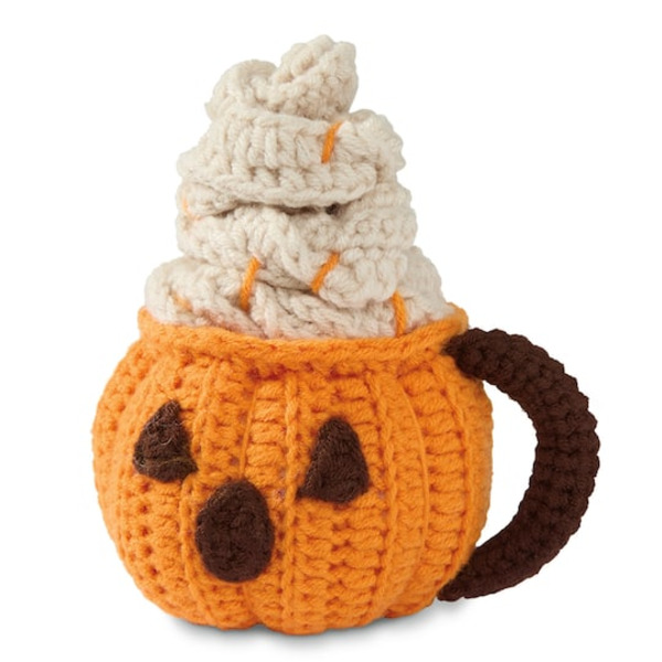 Loops & Threads Caspian the Jack-O'-Lantern Cappuccino Halloween Crochet Kit