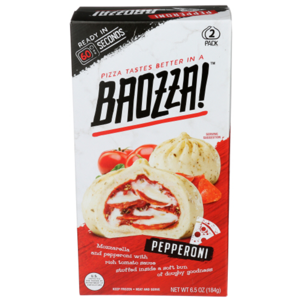 Baozza Pepperoni Pizza Snacks 2 Pack Same-Day Delivery or Pickup