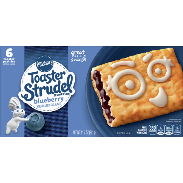 Pillsbury Toaster Strudel Blueberry Toaster Pastries (11.7 oz) from