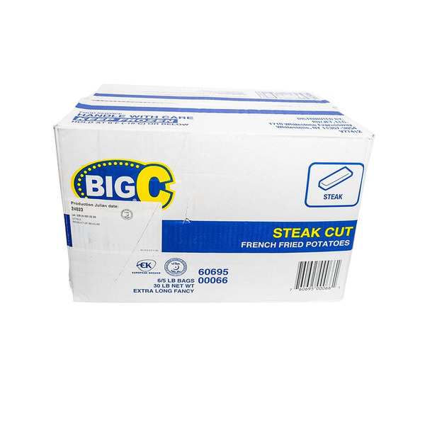 Big C - Frozen Steak Cut French Fries - 6/5lb