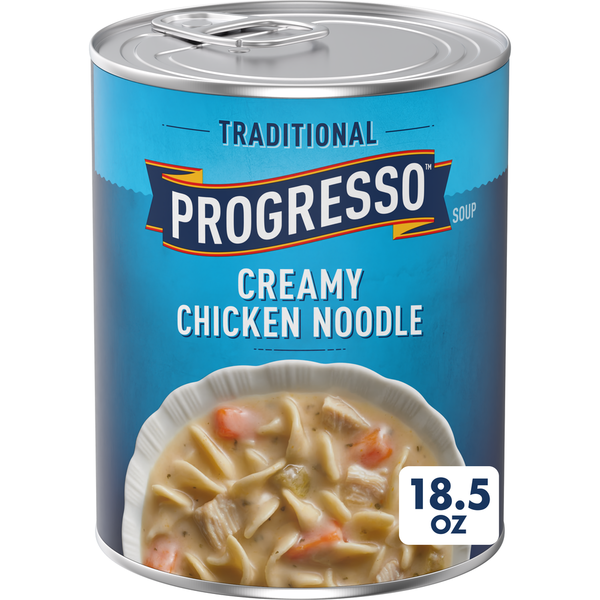 Progresso Traditional, Creamy Chicken Noodle Canned Soup
