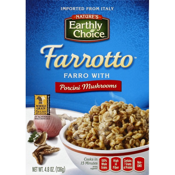 Nature's Earthly Choice Farro, with Porcini Mushrooms (4.8 oz) Instacart