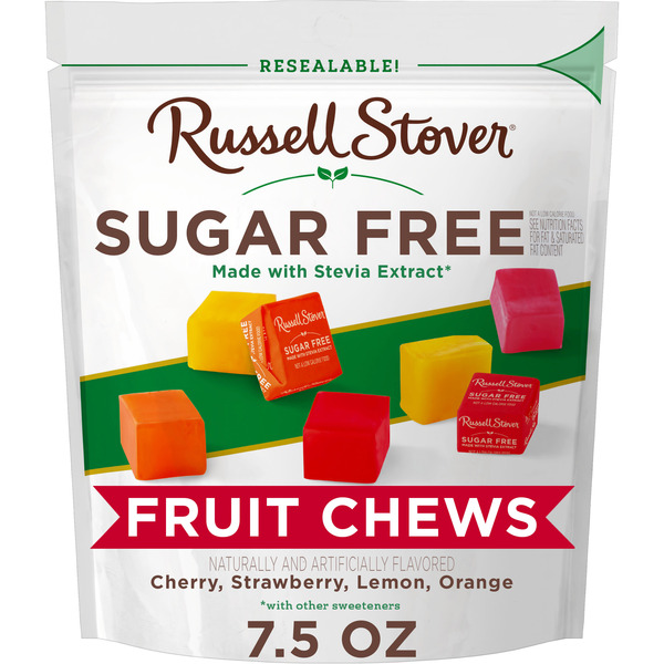 Russell Stover Sugar Free Fruit Chews Candy Same-Day Delivery or