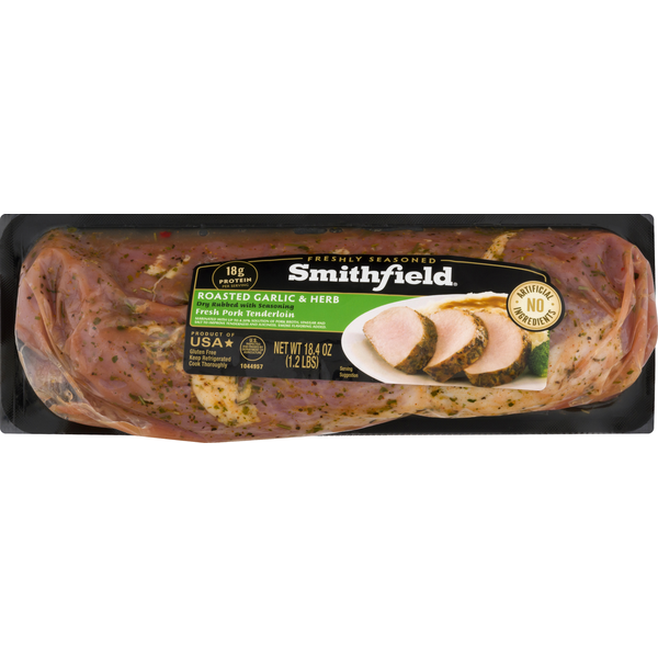Smithfield Fresh Pork Tenderloin, Roasted Garlic & Herb