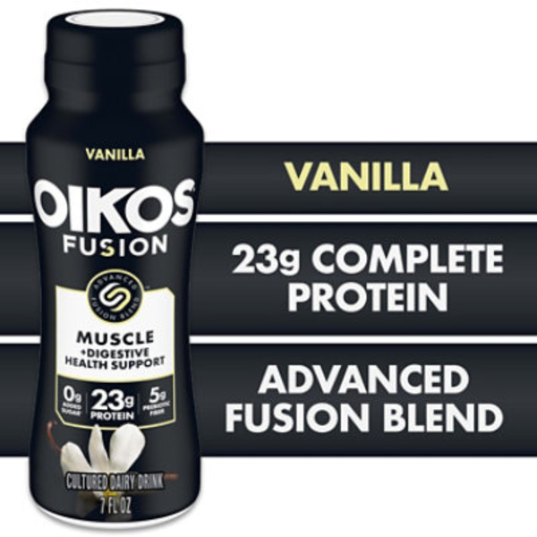 Oikos Fusion Drink, Vanilla, 7 Fl Oz Bottle