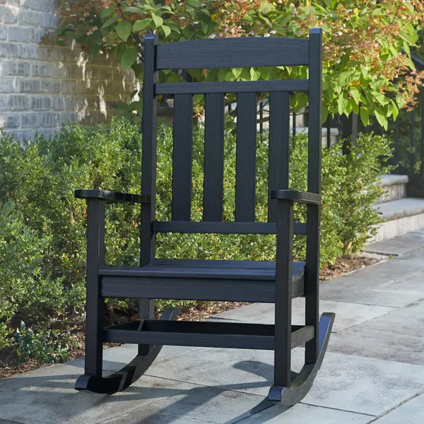 Leisure Line Rocking Chair by Tangent, Black