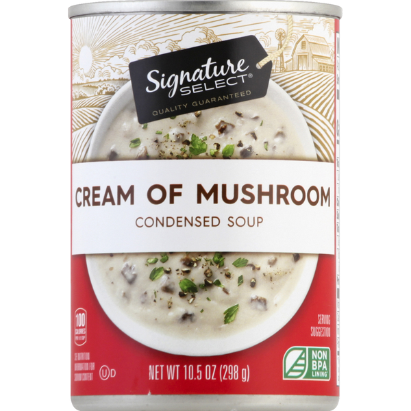 Signature SELECT Condensed Soup, Cream of Mushroom
