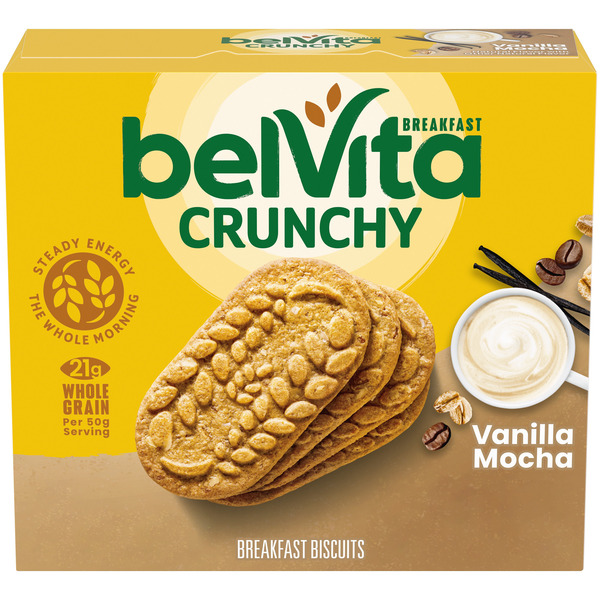 BELVITA Breakfast Bars Biscuits, Vanilla Mocha 8.8 oz