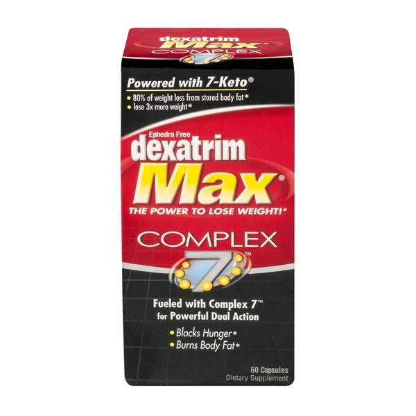 Dexatrim Max Complex 7 Dietary Supplement Capsules - 60 CT (60 ct ...